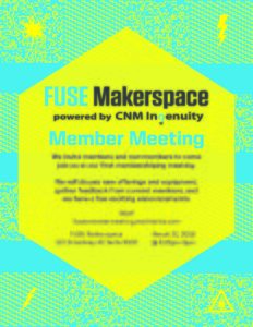 Fuse Makerspace member meeting