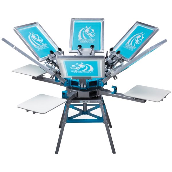 Screen Printing 4 rotary workstation