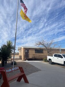 Leopold bench at Mark Armijo Academy in Albuqueruqe, NM.