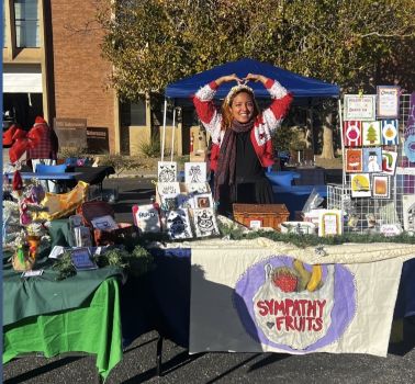 Vendor at FUSE's 2025 Merry Maker Market.